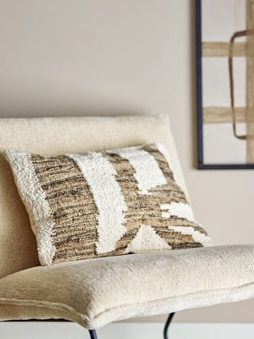 Coussin Abano 40x60 cm - Blanc-brun - Bloomingville