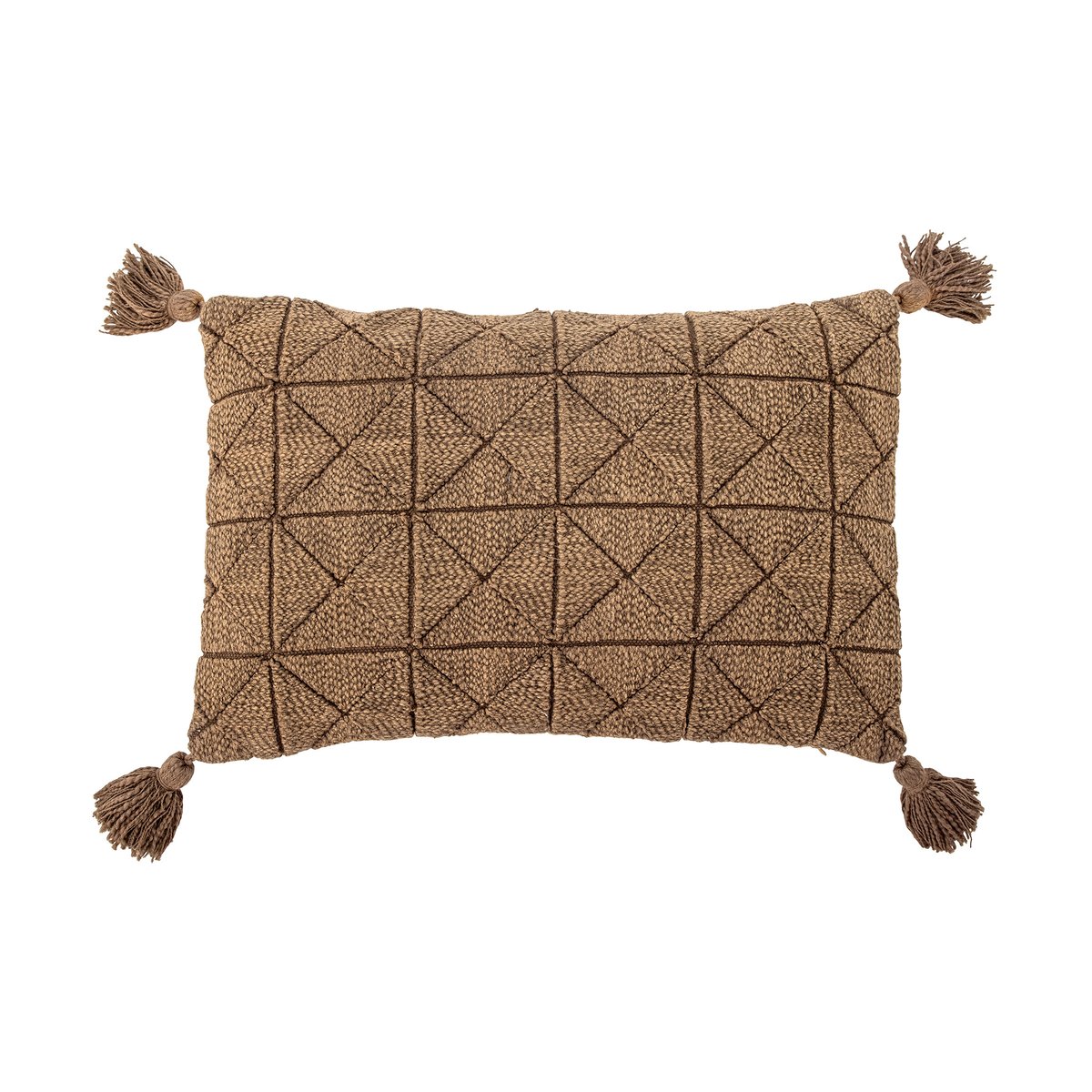 Bloomingville Coussin Auna 30x45 cm Marron