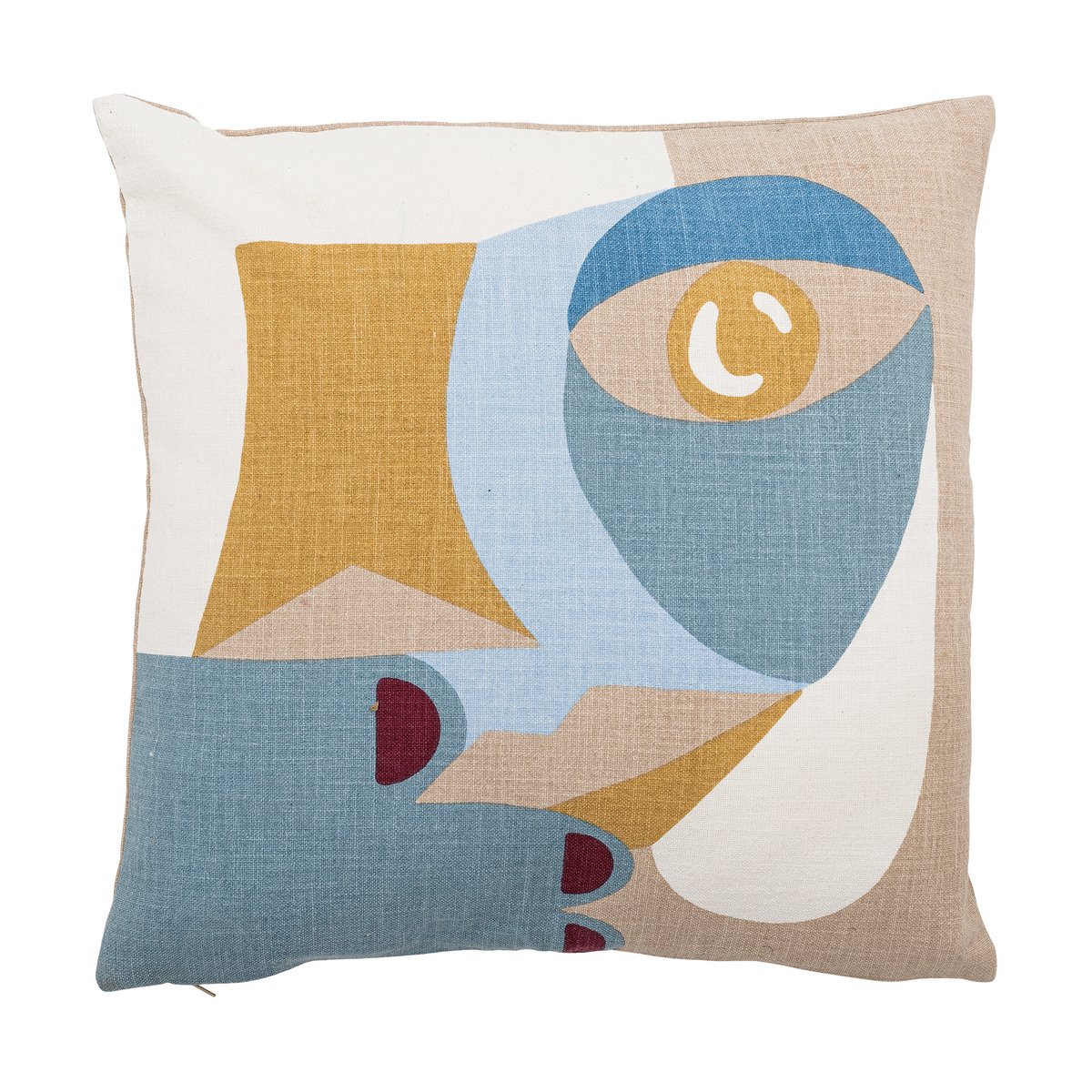 Bloomingville Coussin Ditte 45x45 cm Bleu