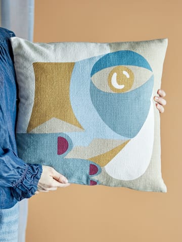 Coussin Ditte 45x45 cm - Bleu - Bloomingville