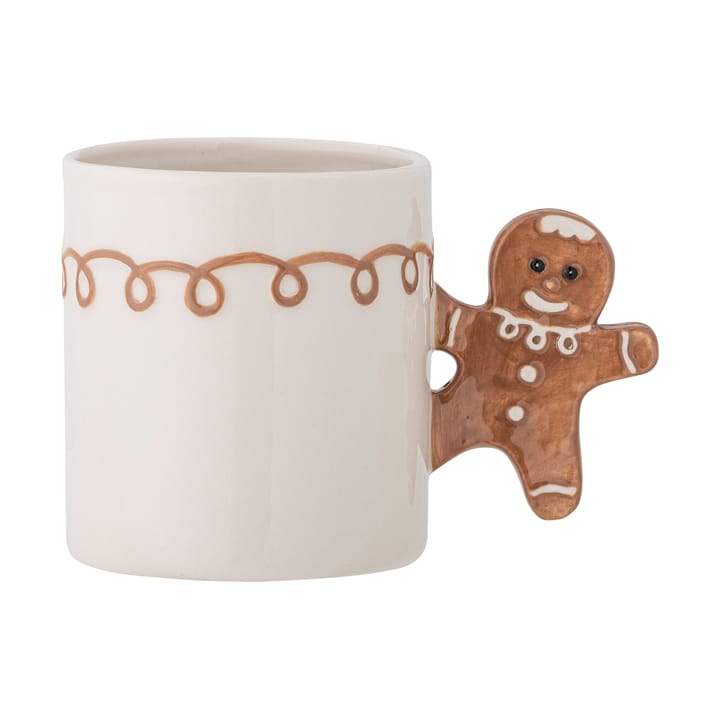 Mug Ginnie 29 cl - Blanc-brun - Bloomingville