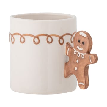 Mug Ginnie 29 cl - Blanc-brun - Bloomingville