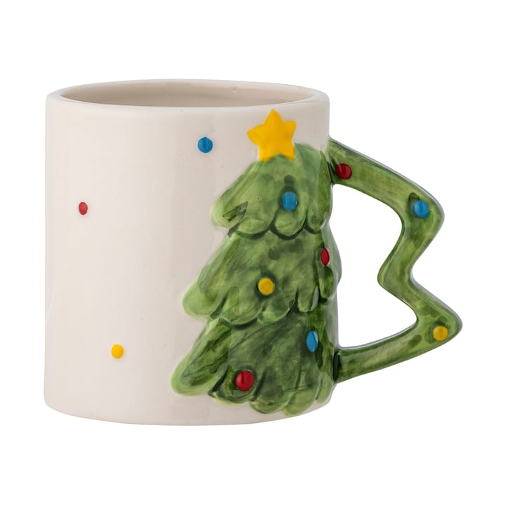 Mug Ginnie 29 cl - Blanc-vert - Bloomingville