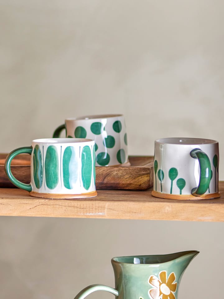 Mug Linora 45 cl, pack de 3, Vert Bloomingville