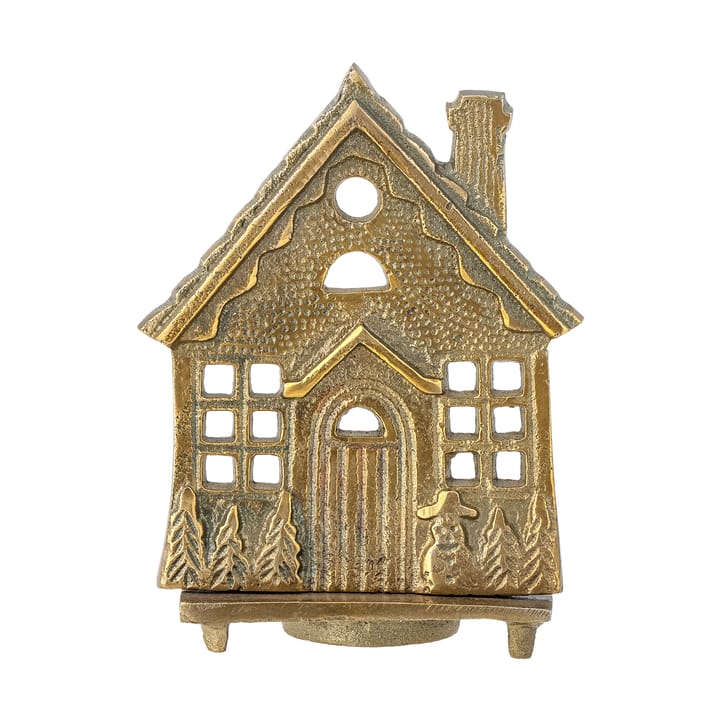 Porte-bougie chauffe-plat Crista 6x14 cm - Laiton - Bloomingville