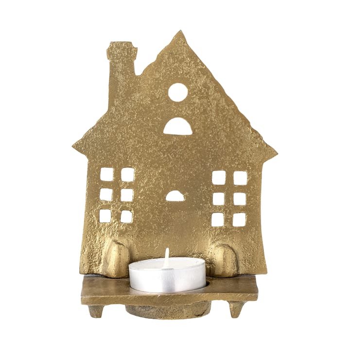 Porte-bougie chauffe-plat Crista 6x14 cm - Laiton - Bloomingville