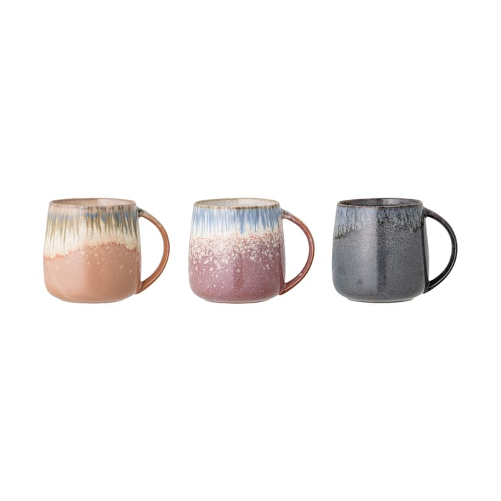 Tasse Cloe 38 cl, 3 pièces - Multi - Bloomingville