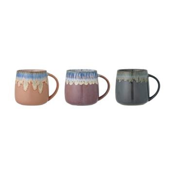 Tasse Cloe 38 cl, 3 pièces - Multi - Bloomingville