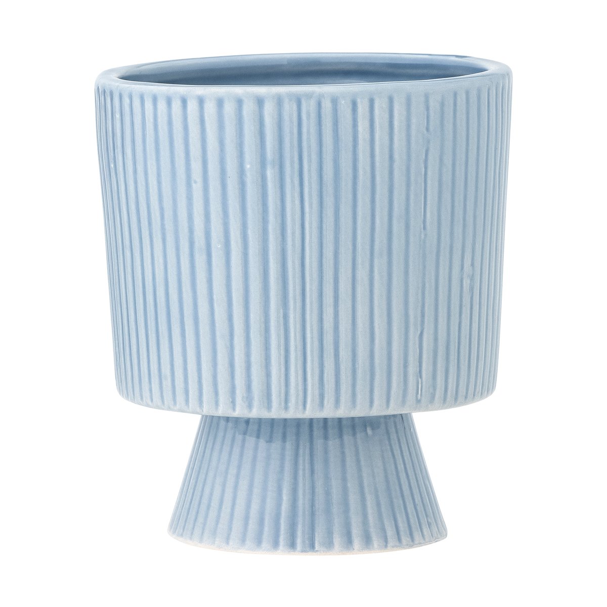 Bloomingville Vase à fleurs Ayleen 12,5 cm Bleu