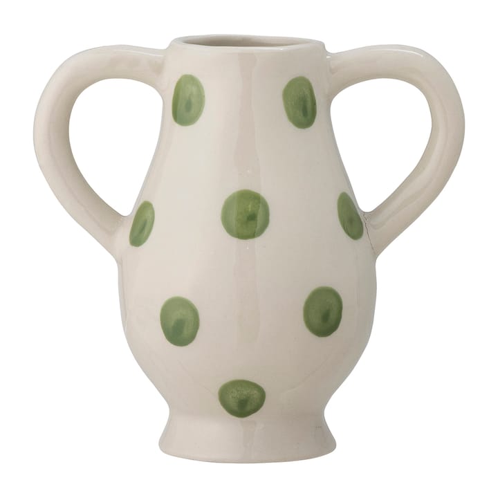 Vase Asrin 15 cm, Blanc-vert Bloomingville