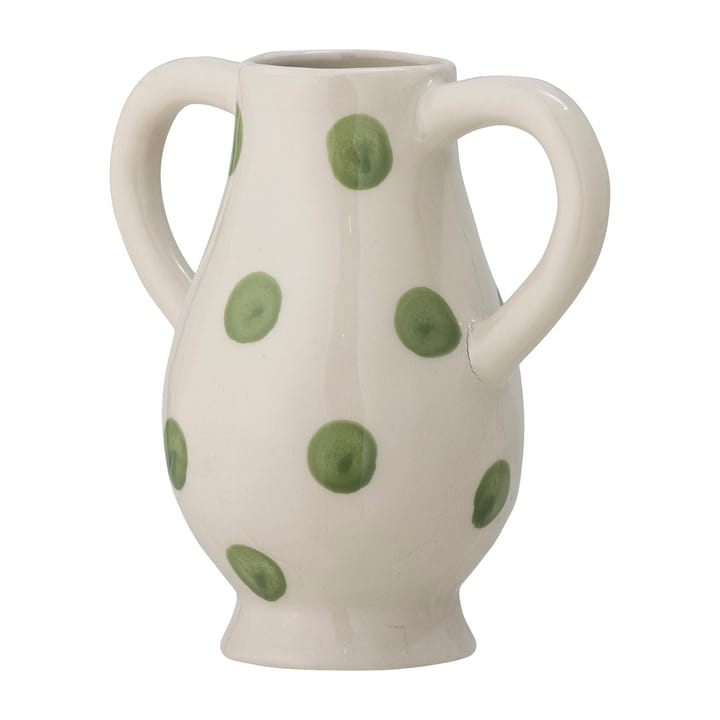 Vase Asrin 15 cm, Blanc-vert Bloomingville