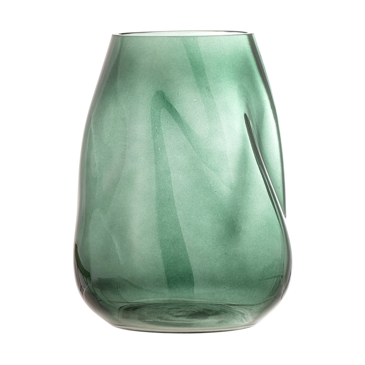 Bloomingville Vase en verre Ingolf 26 cm Vert