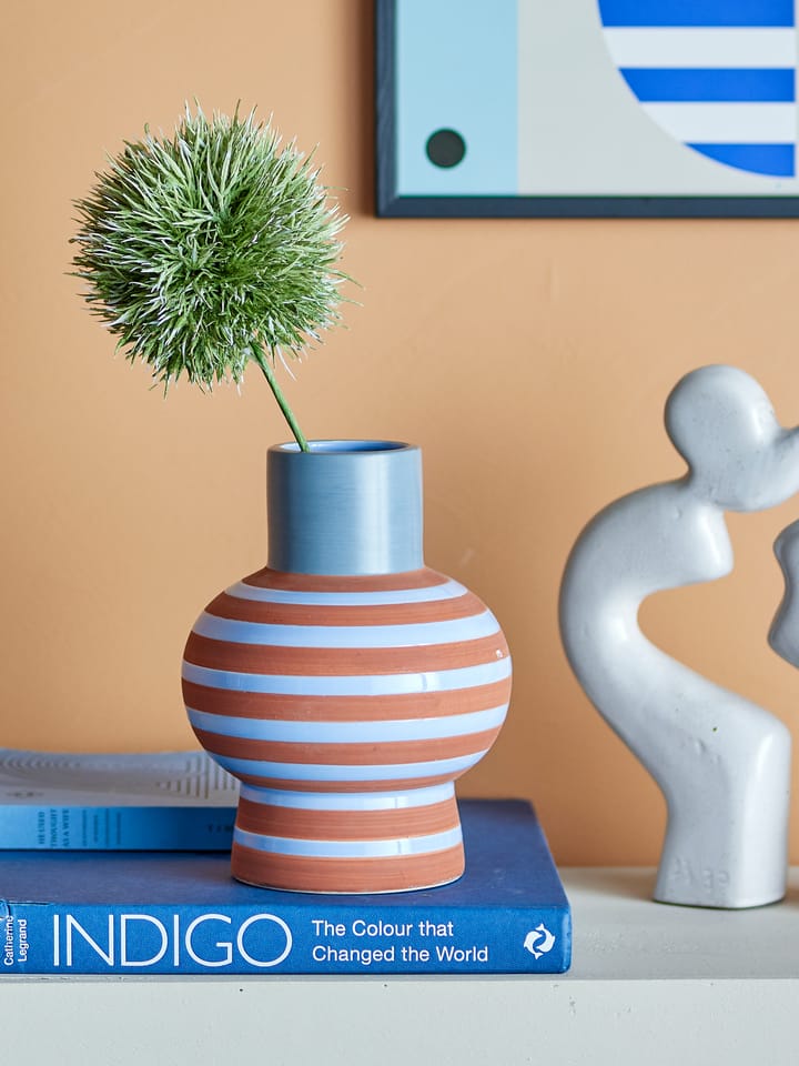 Vase Lindir 19 cm, Bleu-brun Bloomingville