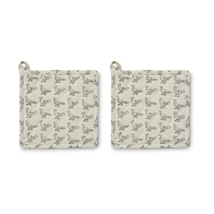 Manique Stina 20x20 cm, lot de 2 - Beige - Boel & Jan