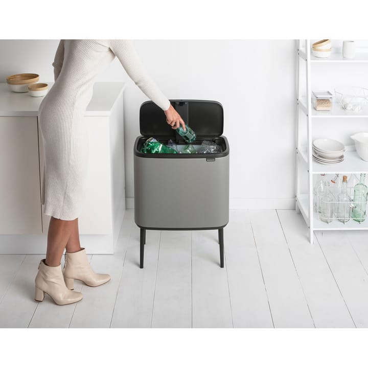 Bo Touch Bin 36 L, Mineral concrete grey Brabantia