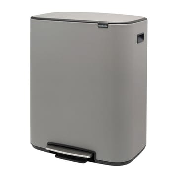 Poubelle à pédale Bo 60 L - Mineral concrete grey - Brabantia