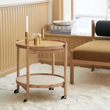 Table roulante Bølling Tray Table model 50 - base, structure en hêtre huilé - Brdr. Krüger