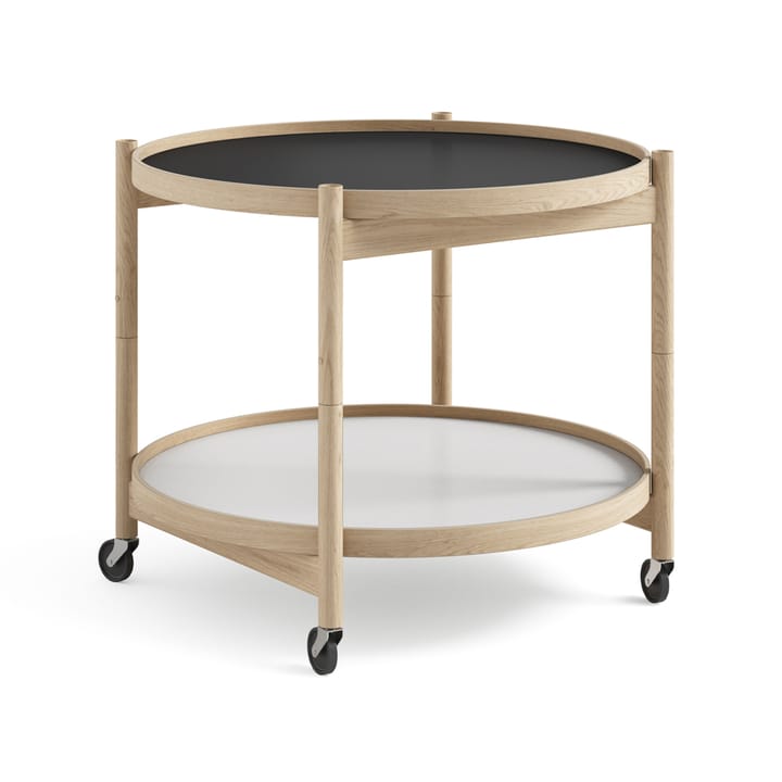 Table roulante Bølling Tray Table model 60 - base, structure en chêne non traité - Brdr. Krüger