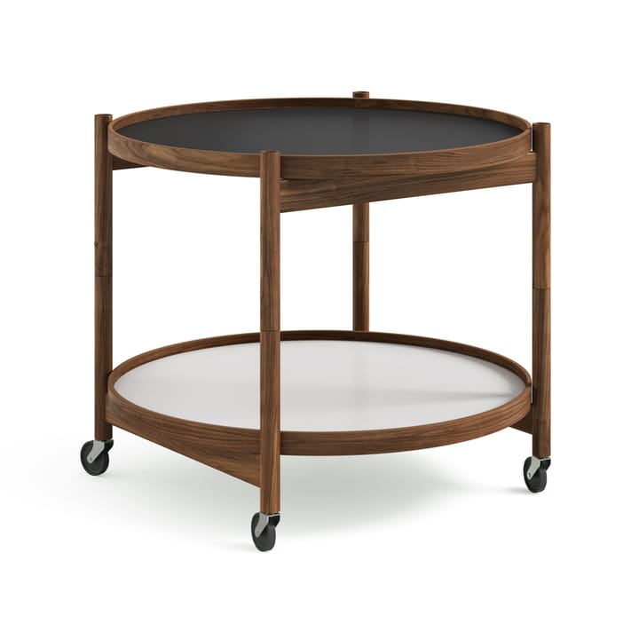 Table roulante Bølling Tray Table model 60 - base, structure en noyer huilé - Brdr. Krüger