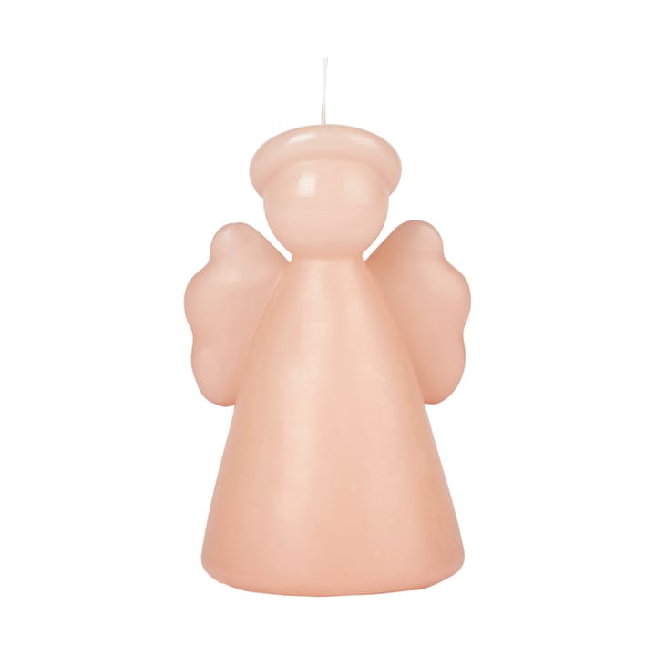 Bougie Angel sculpture 14 cm - Dusty peach rose - Broste Copenhagen