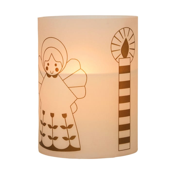 Bougie Fairy Tale 12 cm - Blanc-vert - Broste Copenhagen