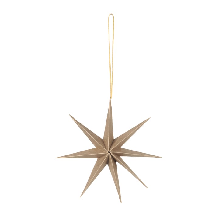 Étoile en papier Star Ø15 cm - Natural brown - Broste Copenhagen