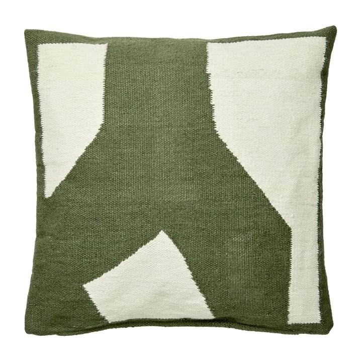 Housse de coussin Eilo 50x50 cm, Recycled pet green Broste Copenhagen