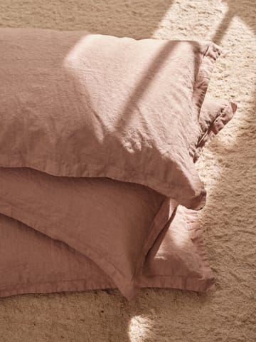 Housse de coussin Linn 40x60 cm - Mauve pink - Broste Copenhagen