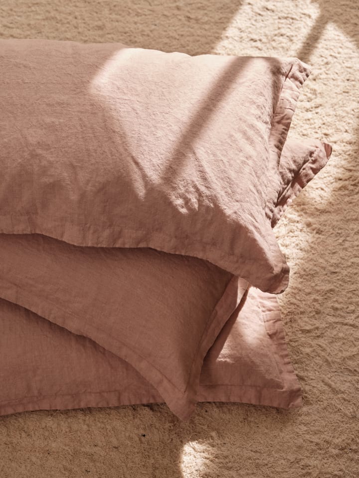 Housse de coussin Linn 40x60 cm, Mauve pink Broste Copenhagen