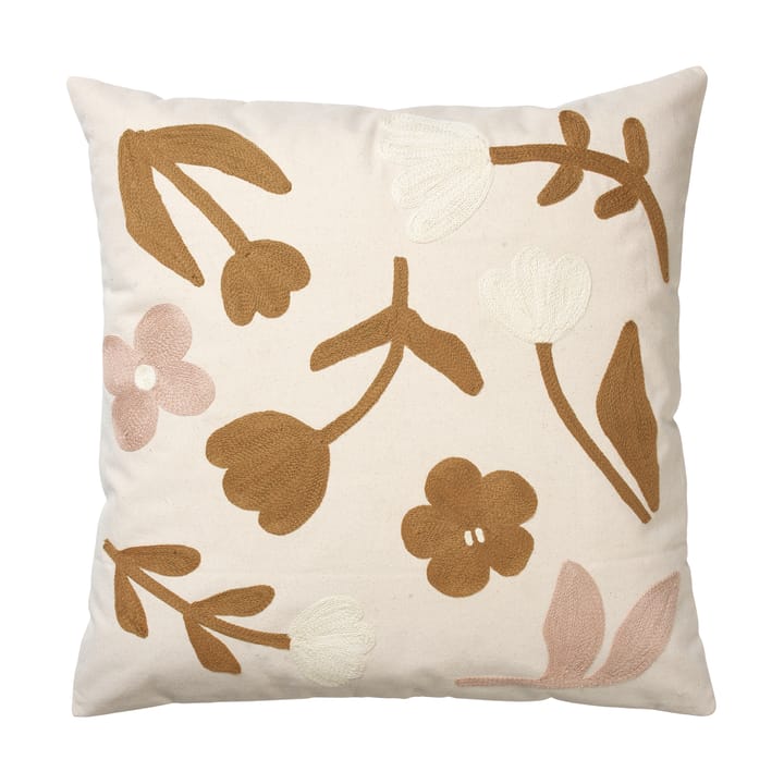 Housse de coussin Rosita 50x50 cm, Golden brown-mauve pink Broste Copenhagen