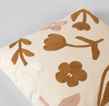 Housse de coussin Rosita 50x50 cm - Golden brown-mauve pink - Broste Copenhagen