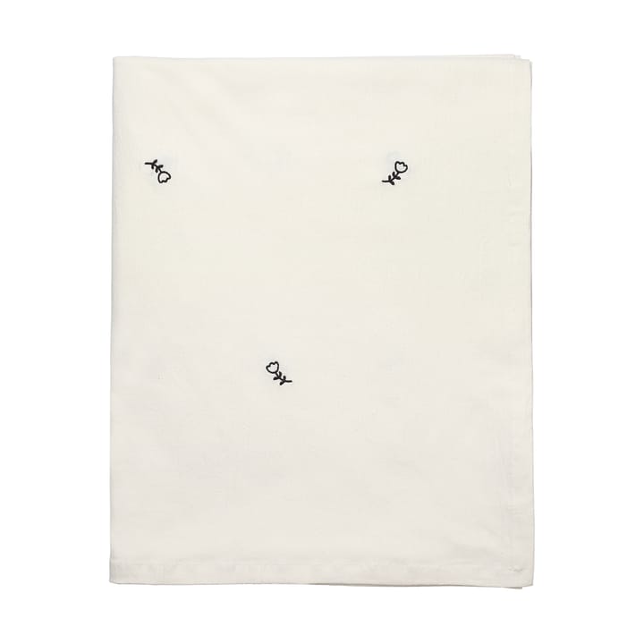 Nappe Mai, 160x200 cm, black-off white Broste Copenhagen