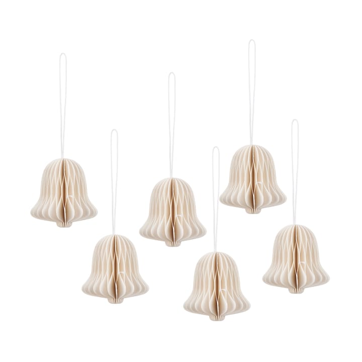 Suspension cloche de Noël Chime, Off white Broste Copenhagen