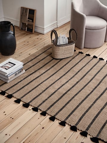 Tapis Ezra 70x140 cm - Natural-black - Broste Copenhagen