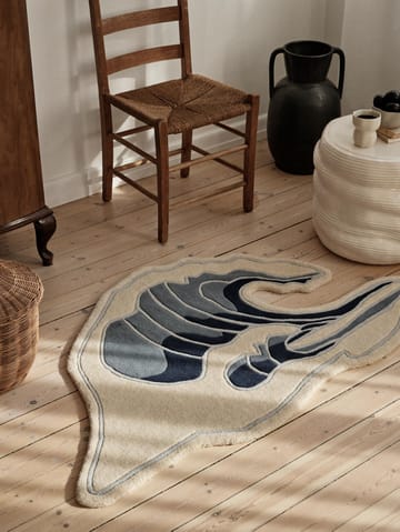 Tapis Wave - Bleu, 85x160 cm - Broste Copenhagen