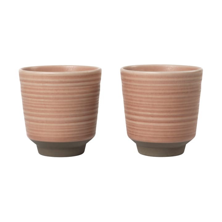 Tasse Miko 15 cl lot de 2 - Dusty pink - Broste Copenhagen