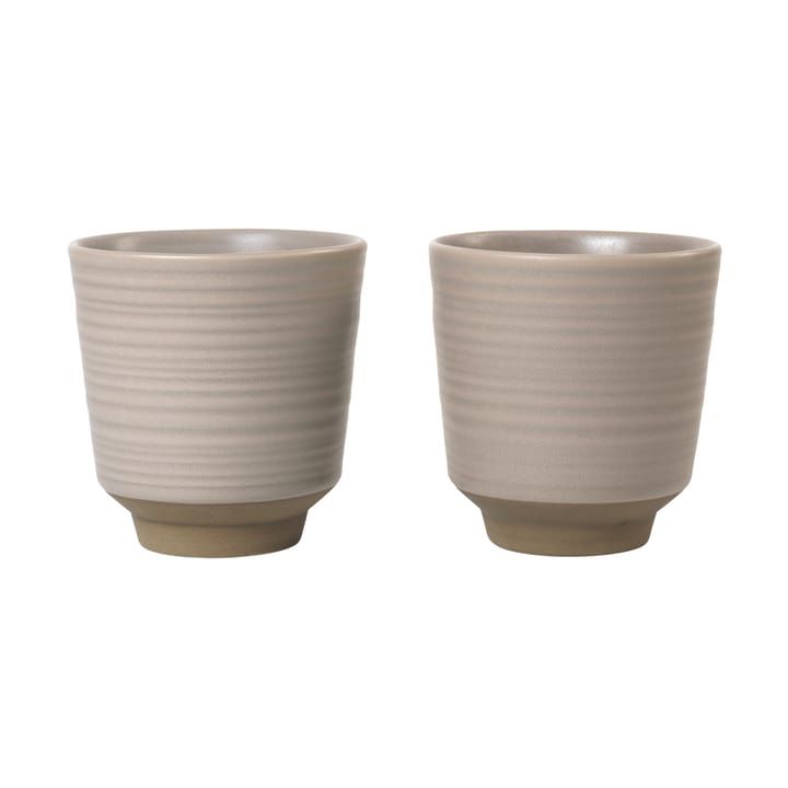 Tasse Miko 15 cl lot de 2 - Warm grey - Broste Copenhagen