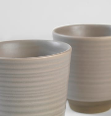 Tasse Miko 15 cl lot de 2 - Warm grey - Broste Copenhagen