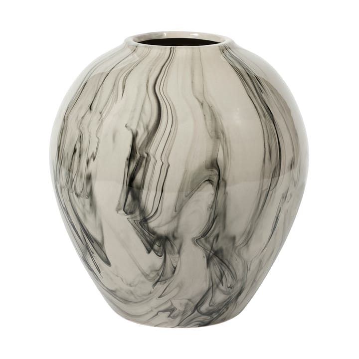 Vase en céramique Ingrid 25,5 cm - Beige-noir - Broste Copenhagen