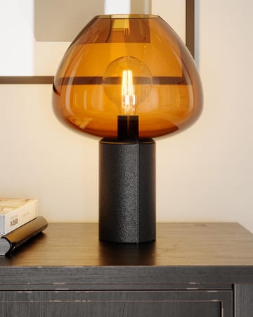 Lampe de table Cozy 41,5 cm - Cognac noir - By Rydéns