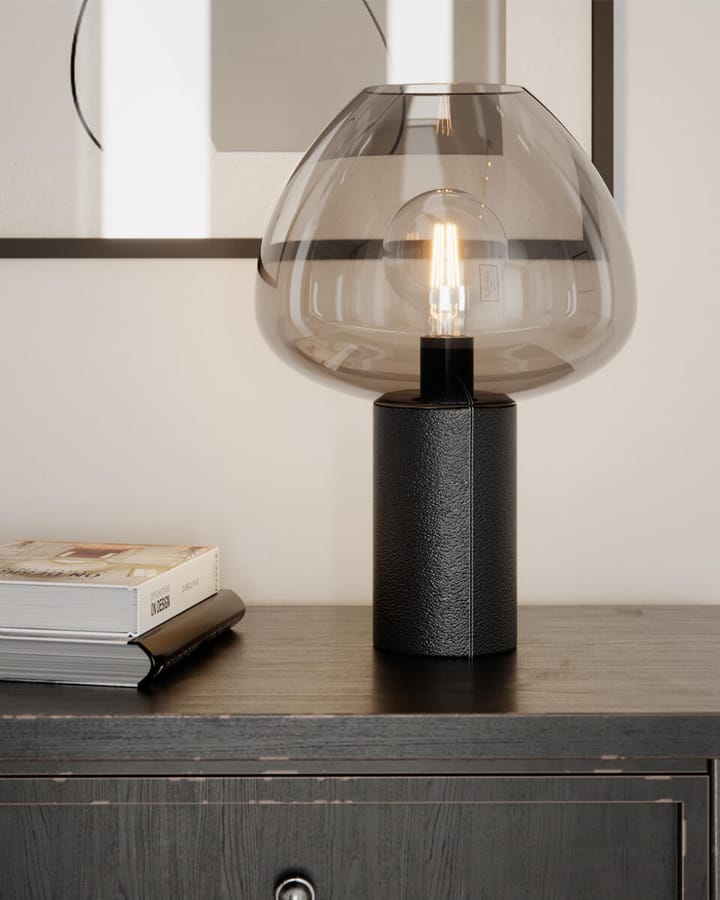 Lampe de table Cozy 41,5 cm - Noir-gris - By Rydéns