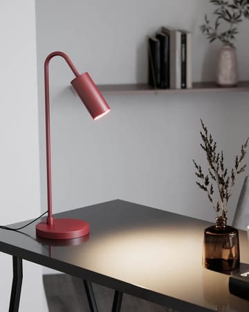 Lampe de table Curve 51 cm - Rouge foncé - By Rydéns