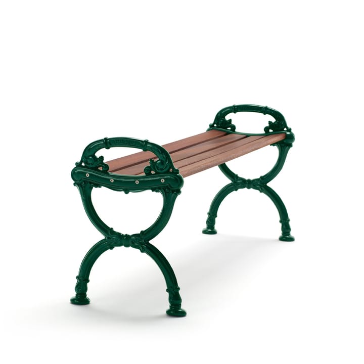 Banc Byarum - Acajou, support vert - Byarums bruk