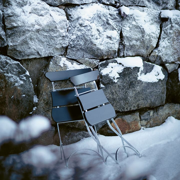 Chaise Classic No.2, Huile de acajou, support galvanisé à chaud Byarums bruk