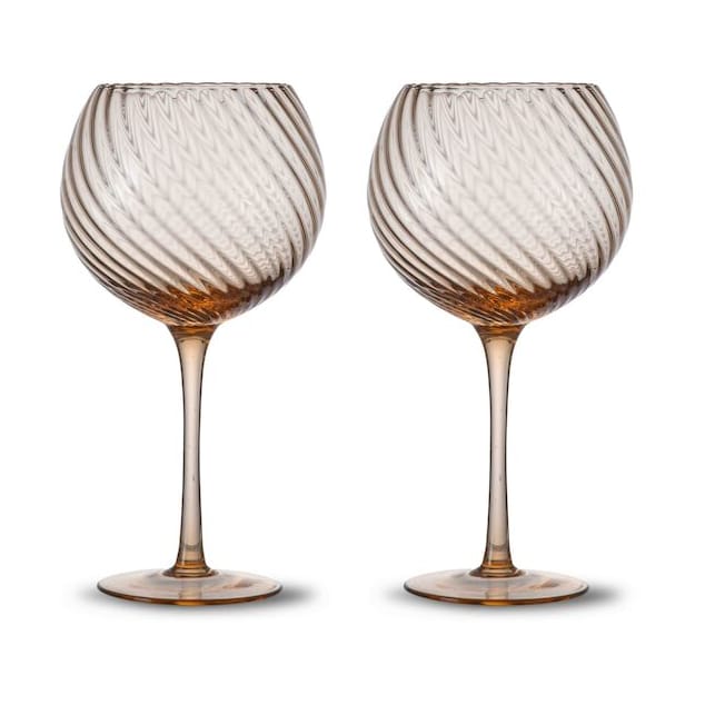 Verres à vin Opacity 47 cl lot de 2 - Pêche - Byon