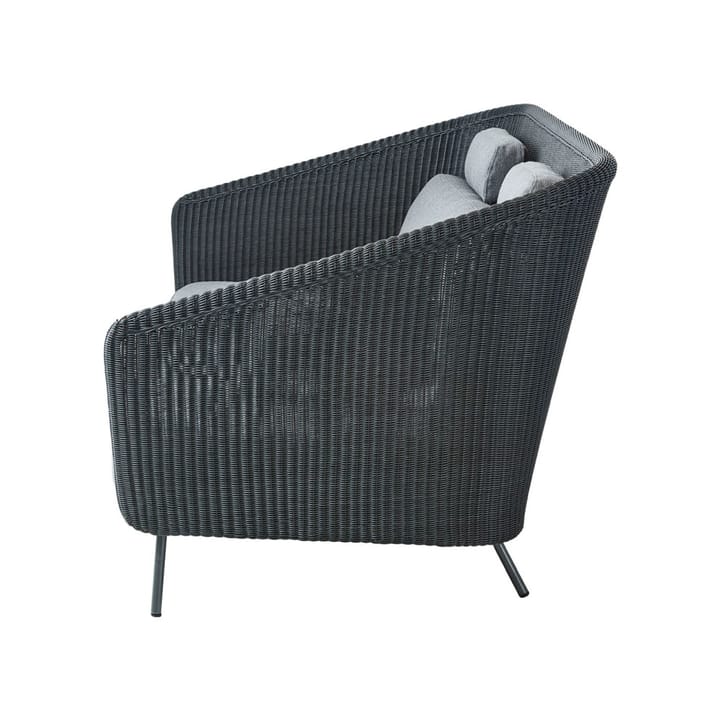 Canapé Mega 2 places, Graphic, coussins gris Cane-line