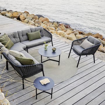 Canapé modulaire Ocean - Dark grey, droite - Cane-line