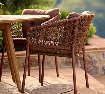 Coussin de chaise Basket/Moments/Ocean set - Umber brown (Rise) - Cane-line