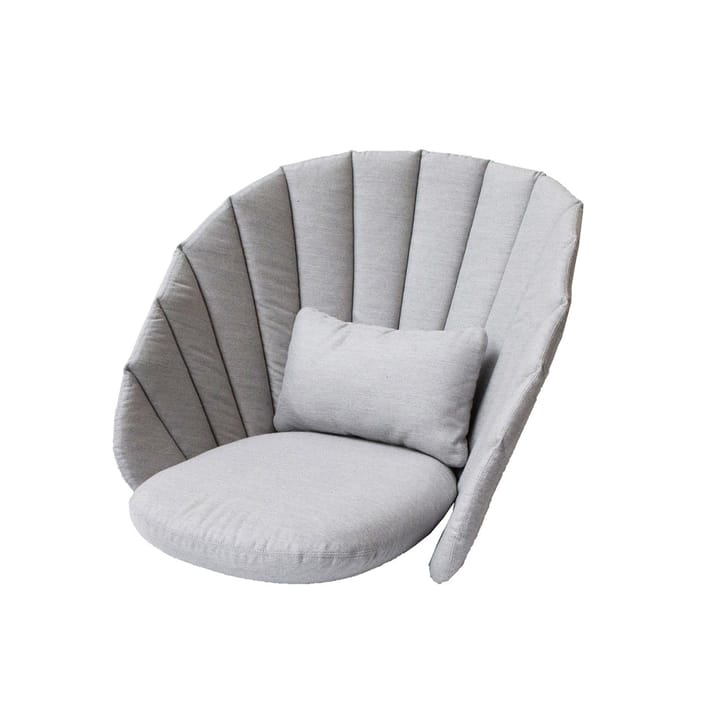 Coussin pour fauteuil lounge Peacock, Cane-Line Natté light grey Cane-line