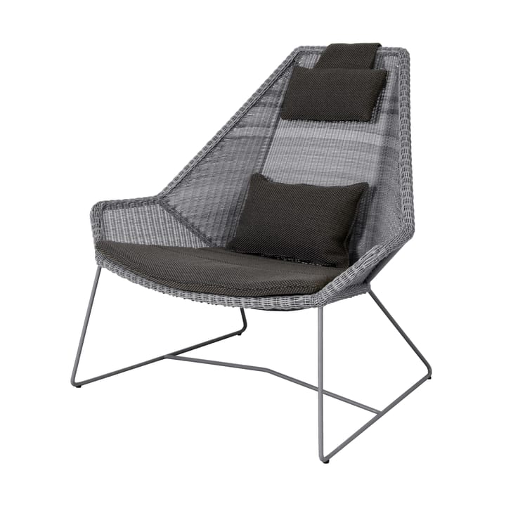 Coussins pour fauteuil lounge Breeze dossier haut, Focus grey Cane-line